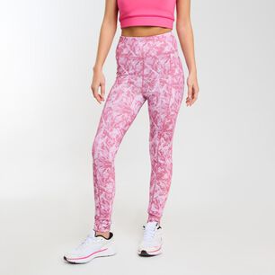 Calza Deportiva Full Print Tiro Alto Mujer Wetland