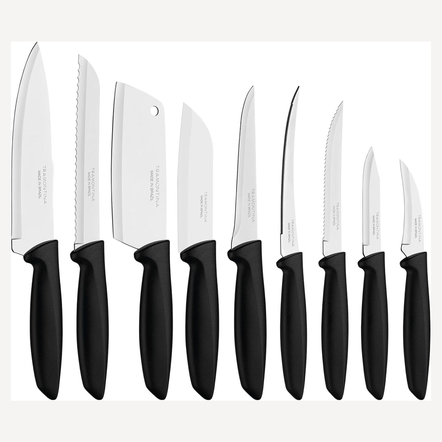 Set 9 Cuchillos Tramontina Profesional Acero Inoxidable image number 1.0