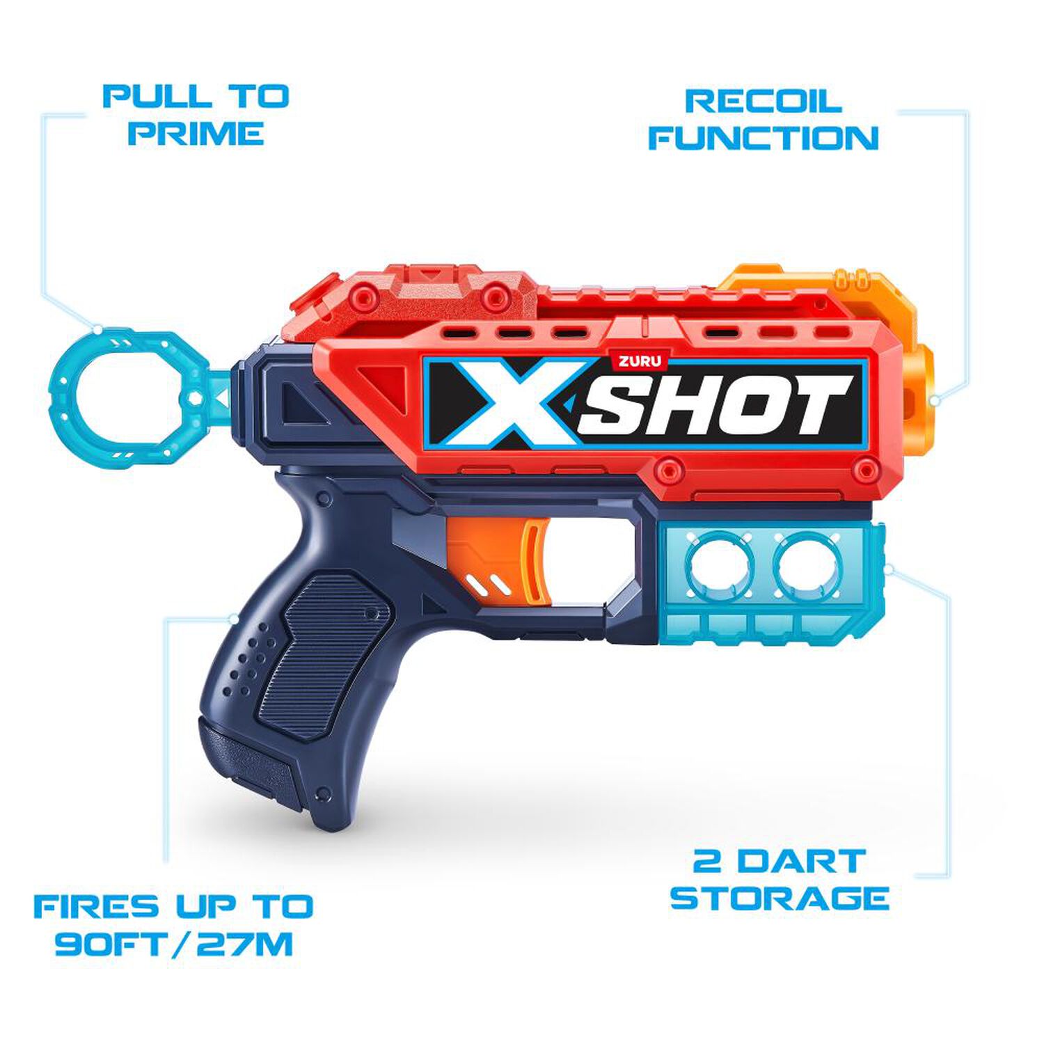 Lanzador X-shot 2x Kickback image number 7.0
