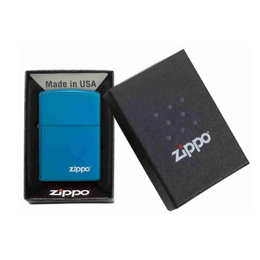 Encendedor Zippo Lasered Logo Azul Zp20446zl image number 3.0