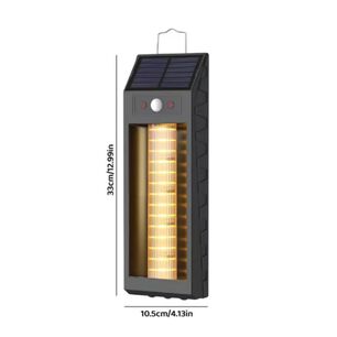 Lampara De Pared Solar Led Para Colgar En Exteriores