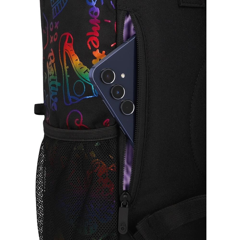 Mochila Notebook Xtrem Leia 6xt Negro/multicolor 15" image number 6.0