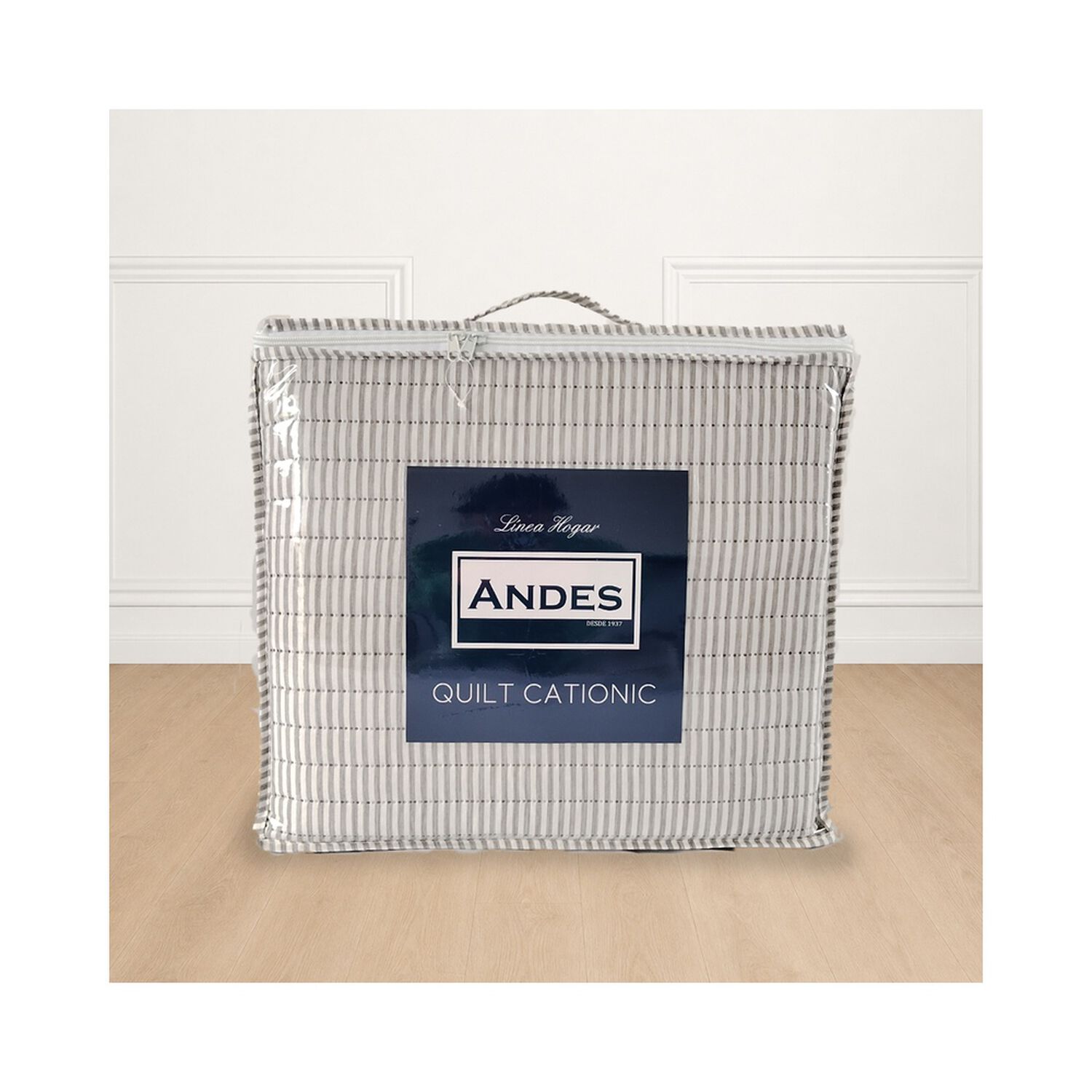 Quilt Andes Cationic Gris King image number 2.0