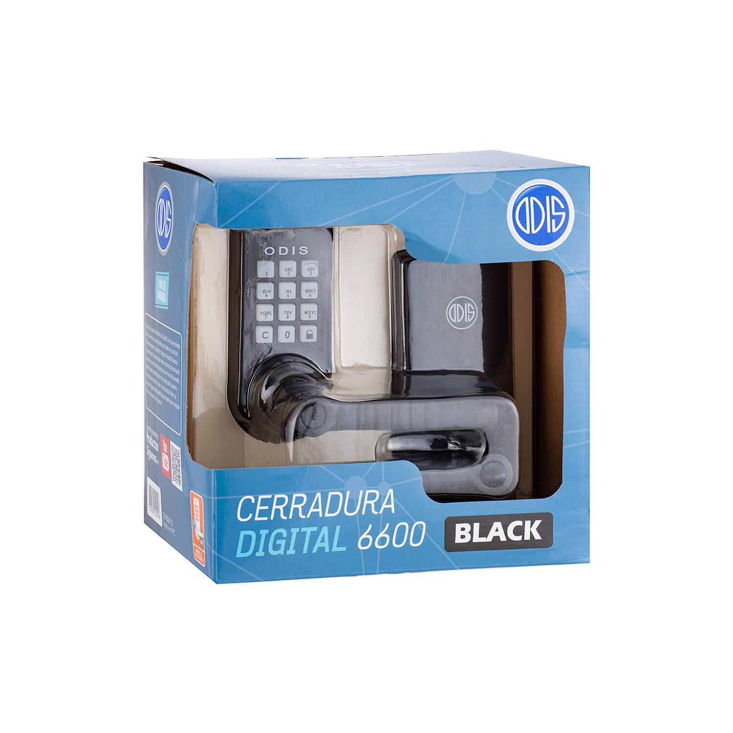 Cerradura Digital Odis Con Manilla 6600 - Negro image number 7.0