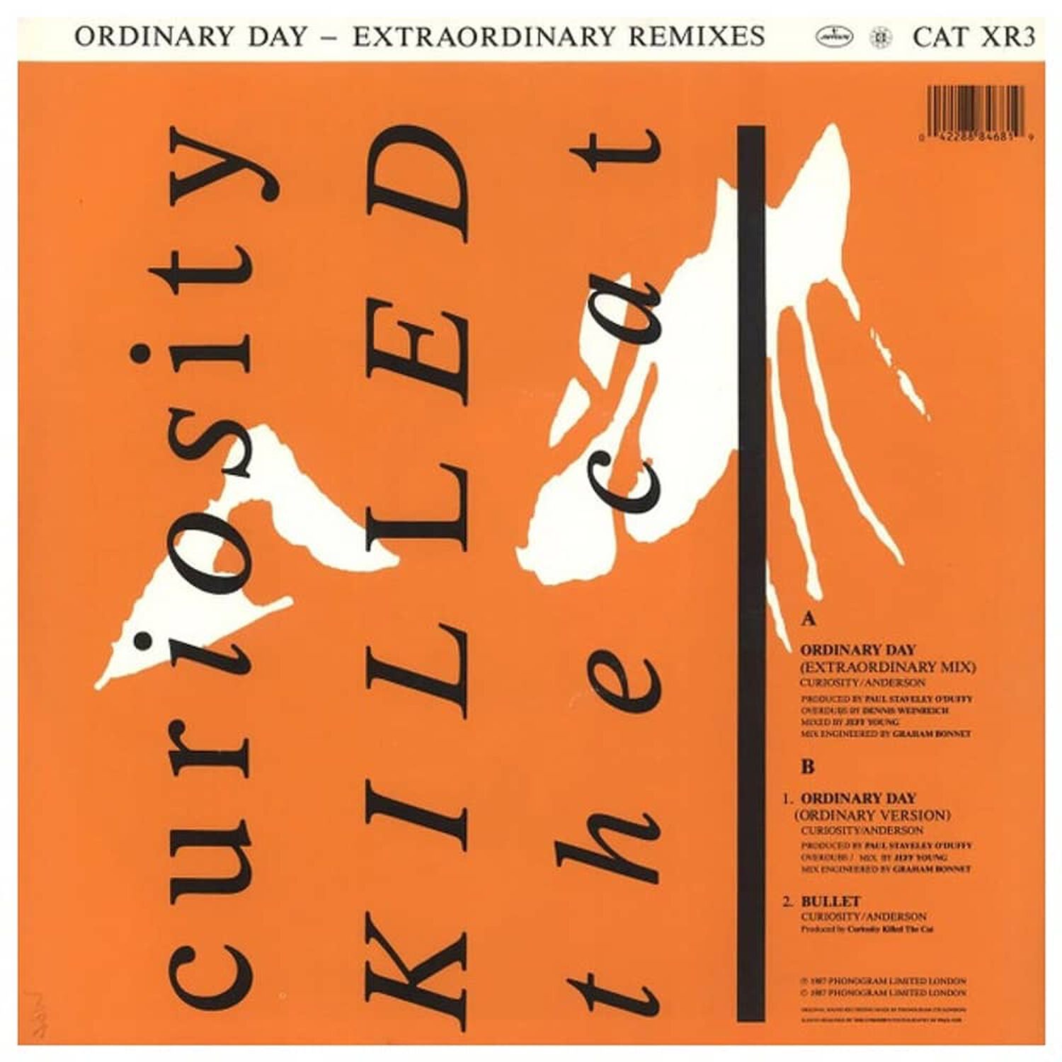 Curiosity Killed The Cat - Ordinary Day | 12" Maxi Single Vinilo Usado image number 1.0