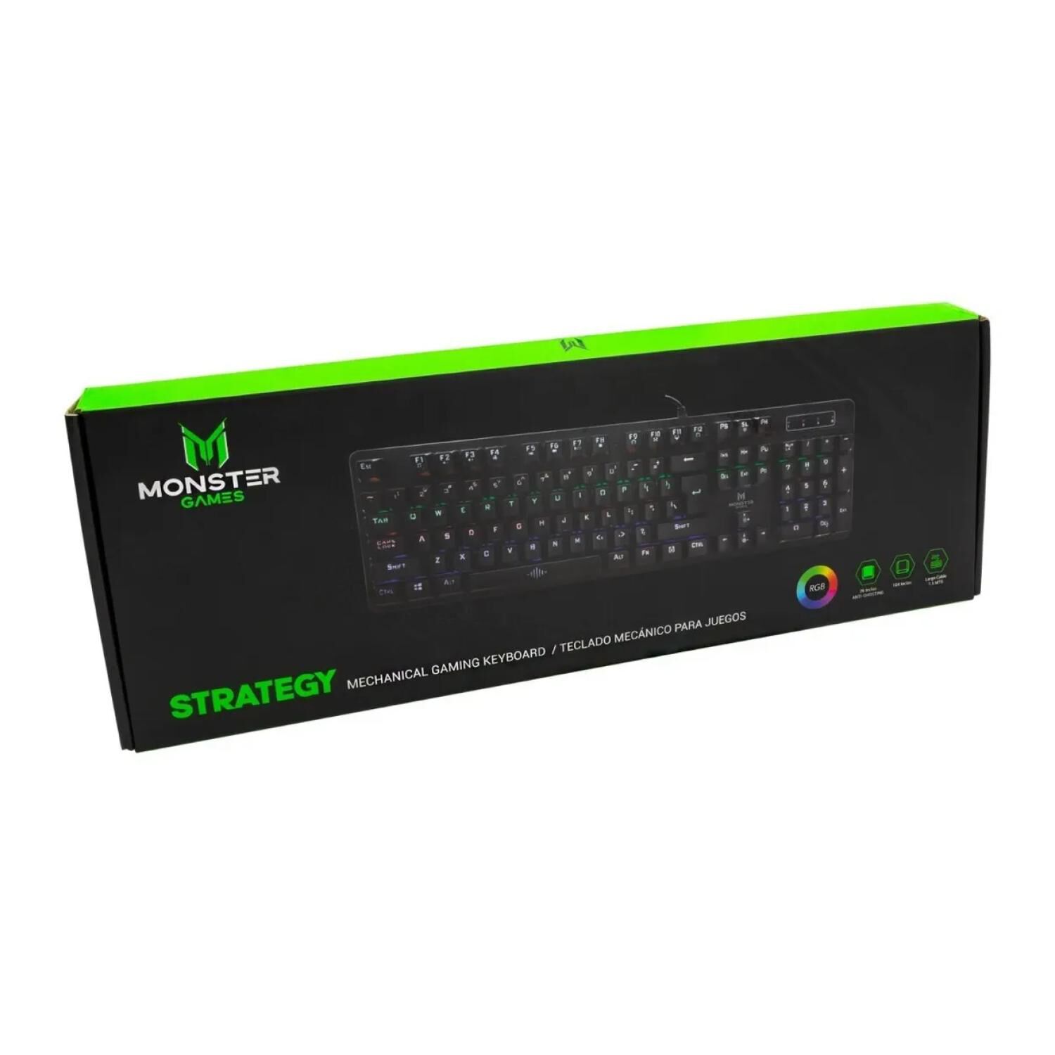 Teclado Gamer Usb Retroiluminado Strategy image number 5.0