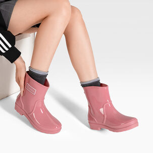 Bot&iacute;n De Agua Mujer Pvc Casual Impermeable Weide Gh161