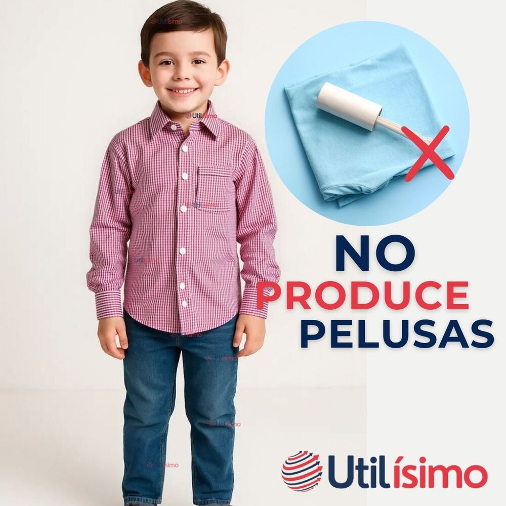 Camisa Huaso Cuadrillé Algodón Niño Juvenil Color Rojo image number 8.0