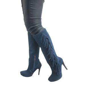 Bota Ximena Azul Pao Pecados
