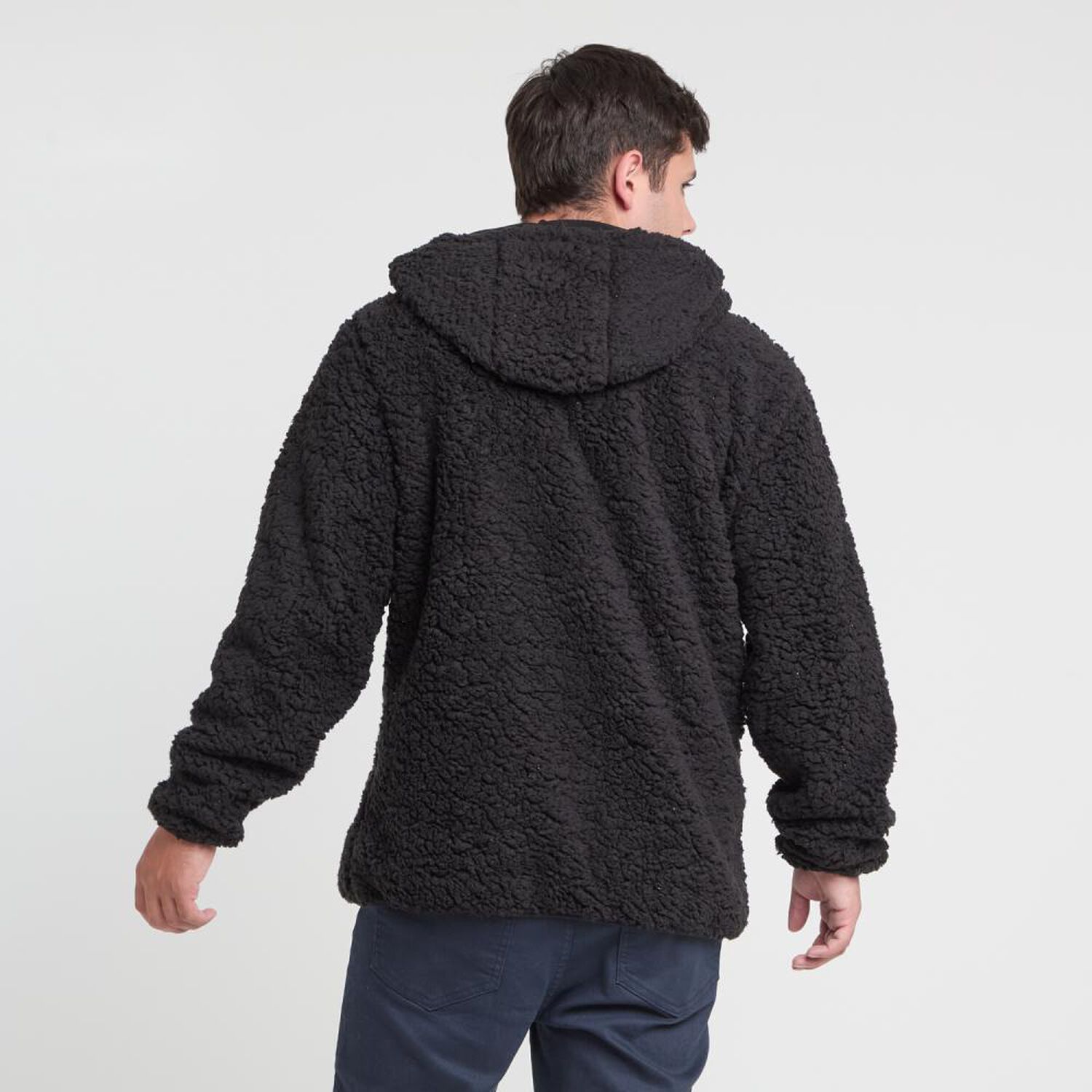 Poler&oacute;n Liso Slim Cuello Alto Con Capucha Hombre Skuad image number 3.0