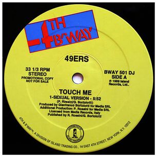 49ers - Touch Me | 12" Maxi Single Usado