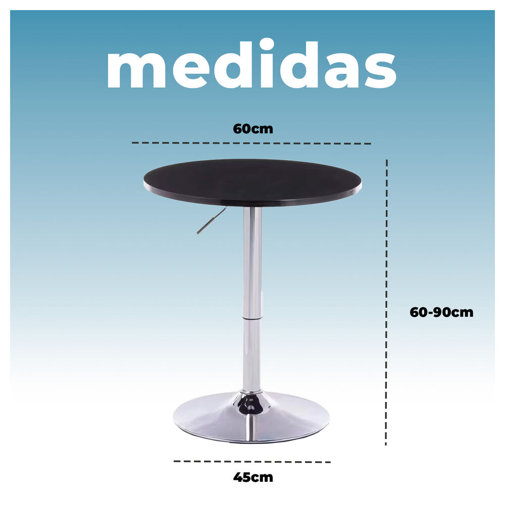 Mesa De Bar Regulable Con Diseño Moderno Y Elegante image number 5.0