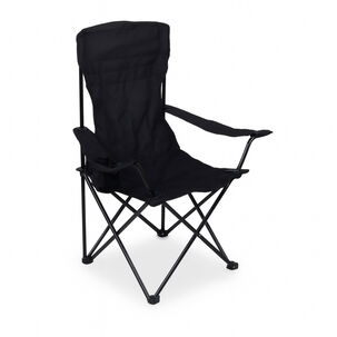 Silla Plegable Camping Llanquihue Negro