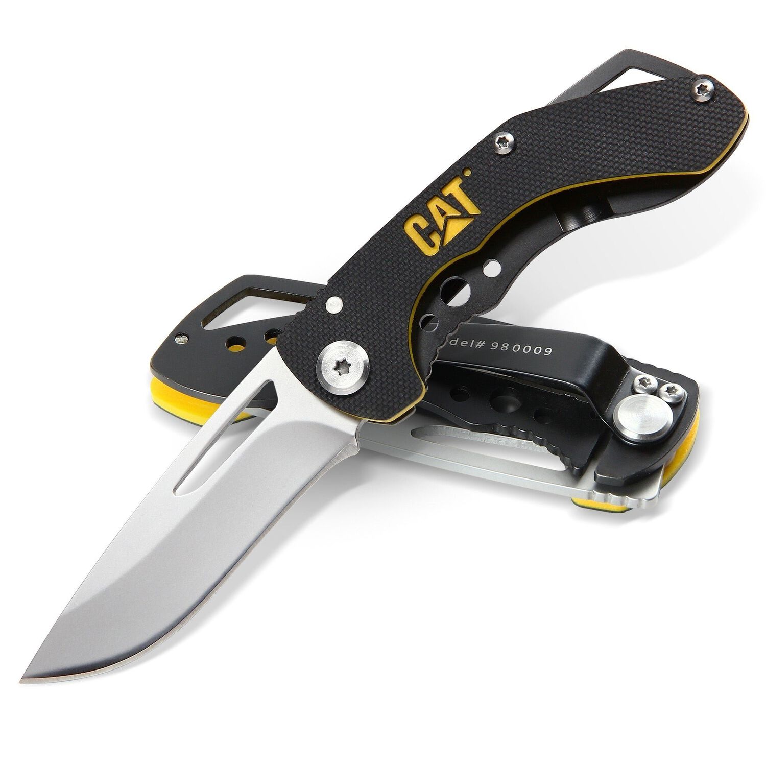Cuchillo Navaja Plegable Cat 980009 Punta Curva image number 5.0