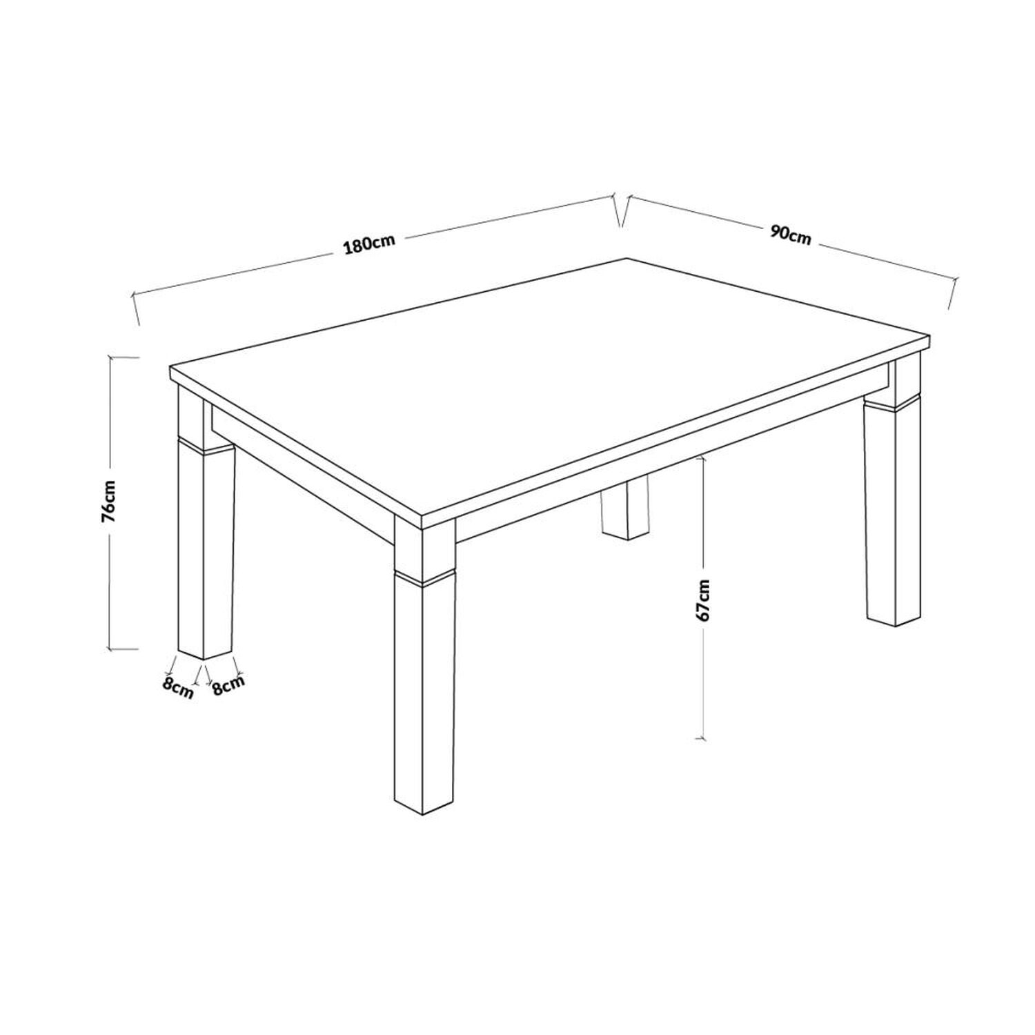 Juego De Comedor Zoy Home Capri / 6 Sillas / 2 Sitiales image number 10.0