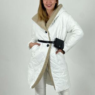 Parka Italiana Con Cinturón