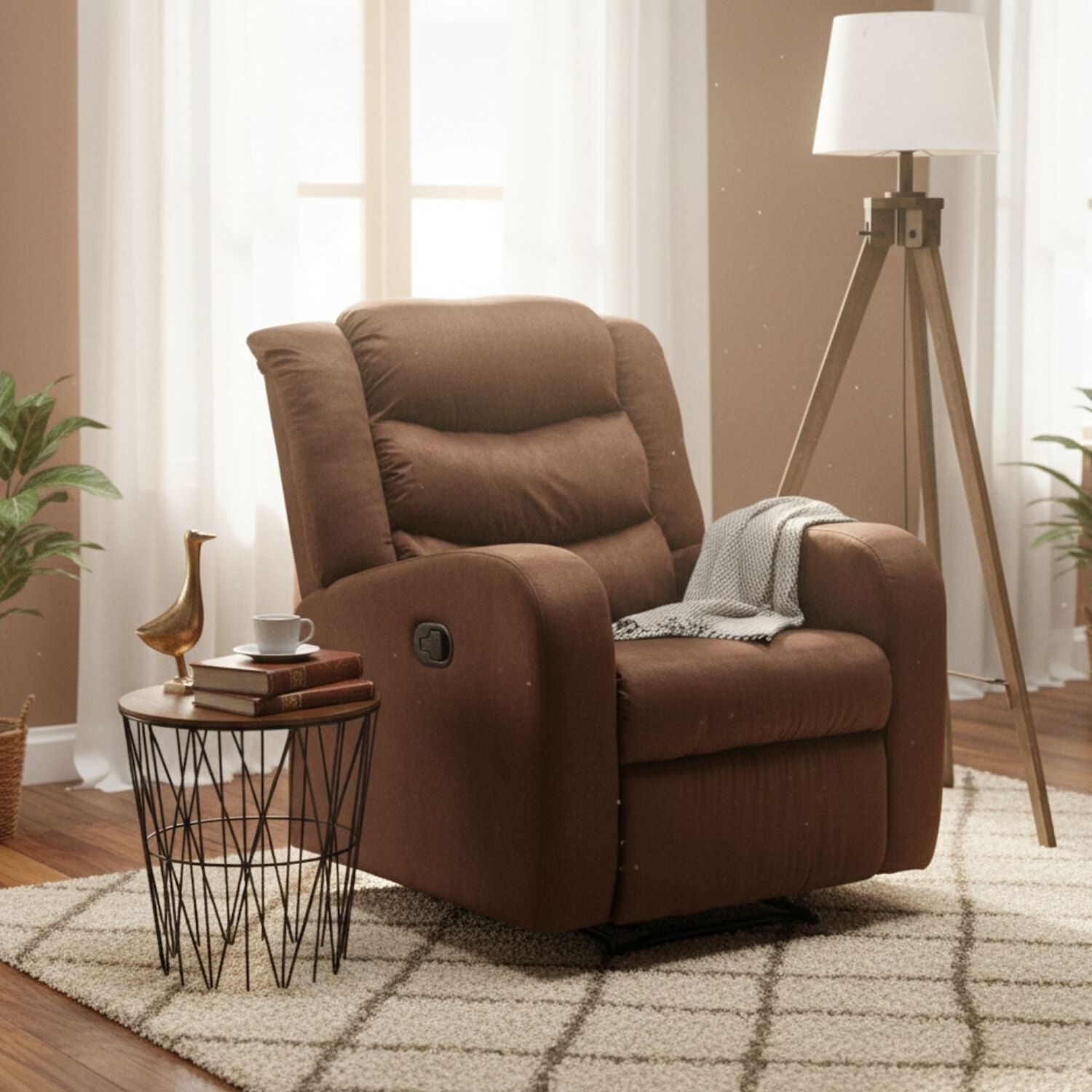 Berger Reclinable Moderno Virgil Masajeador Fg98013 image number 0.0
