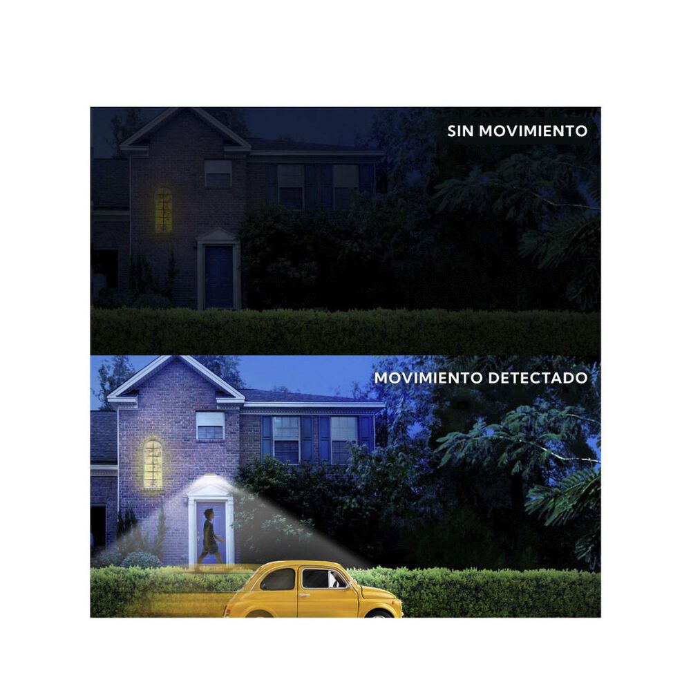 Pack 6 Aplique Luz Led Solar Con Sensor De Movimiento Contra Agua image number 5.0