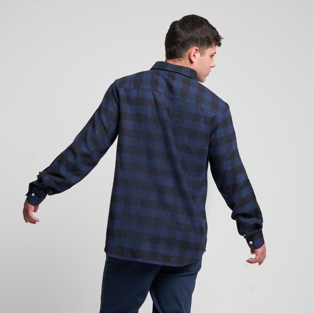 Camisa Bloque Color Slim Manga Larga Hombre Skuad image number 3.0