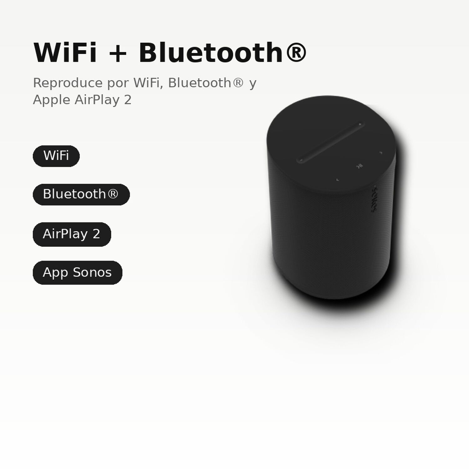Parlante Bluetooth Wifi Sonos Era 100 Sl Speaker Blanco image number 3.0