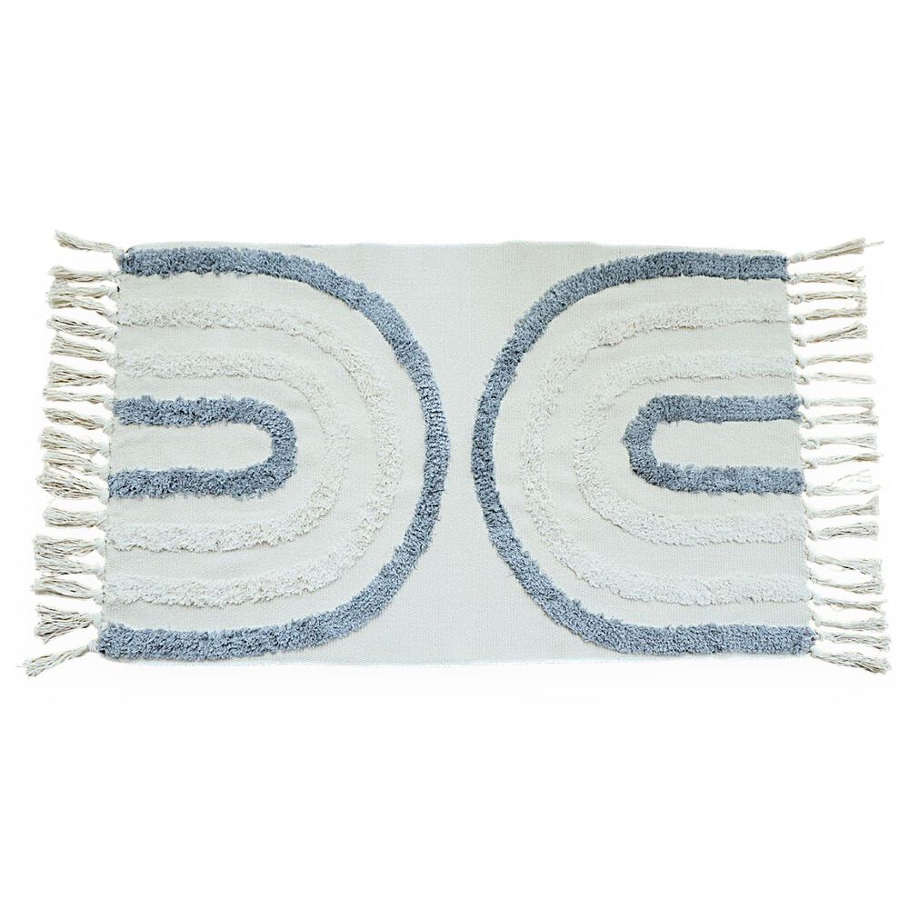 Bajada De Cama Bordada Kilim De Estilo Etnico 60x90cm Md71 image number 1.0