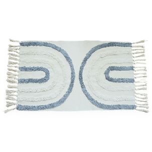 Bajada De Cama Bordada Kilim De Estilo Etnico 60x90cm Md71