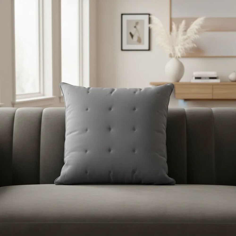 Set De 2 Cojines Bordados 6060 Cm Algod&oacute;n image number 2.0