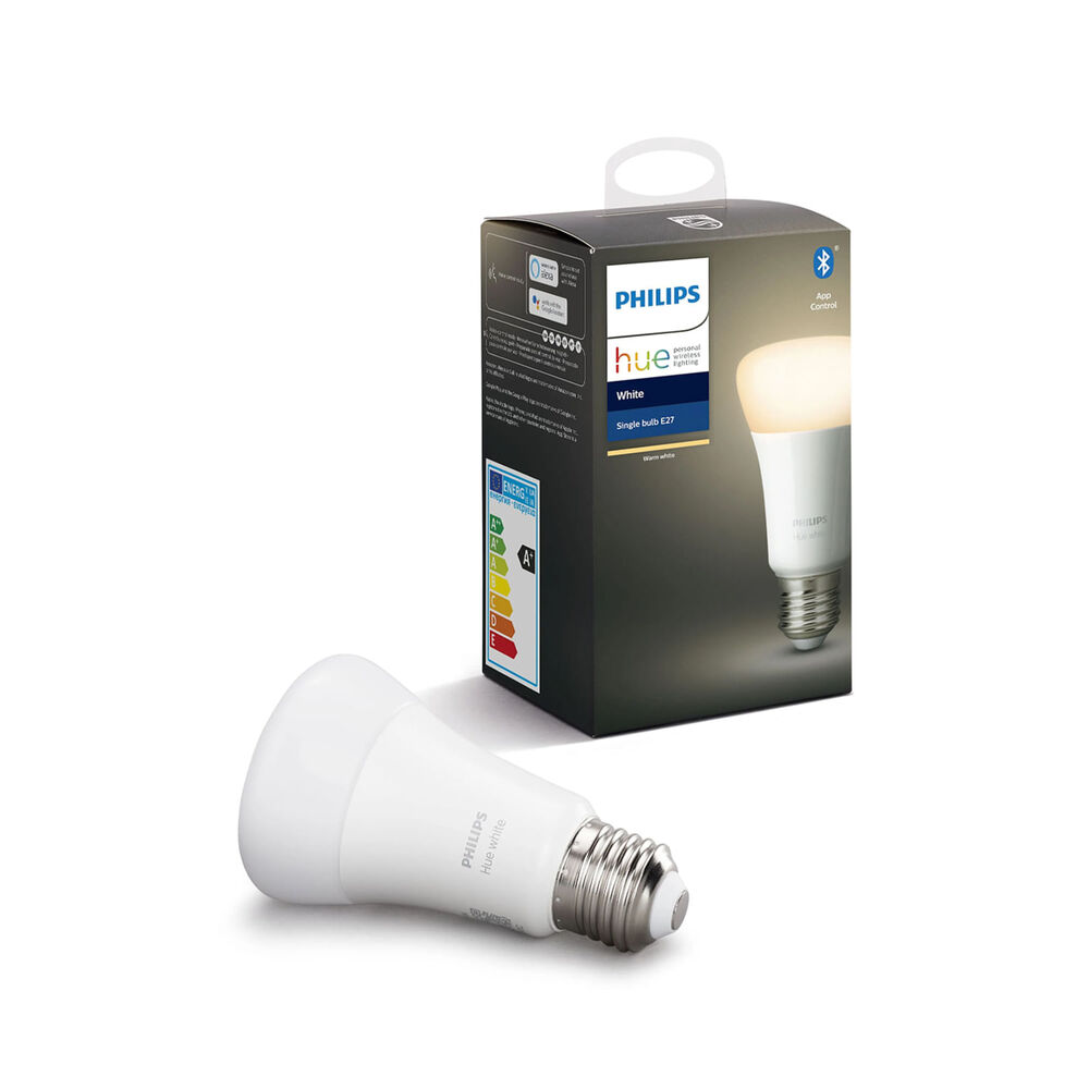 Ampolleta E27 Inteligente Philips Hue 9w Luz C&aacute;lida image number 0.0
