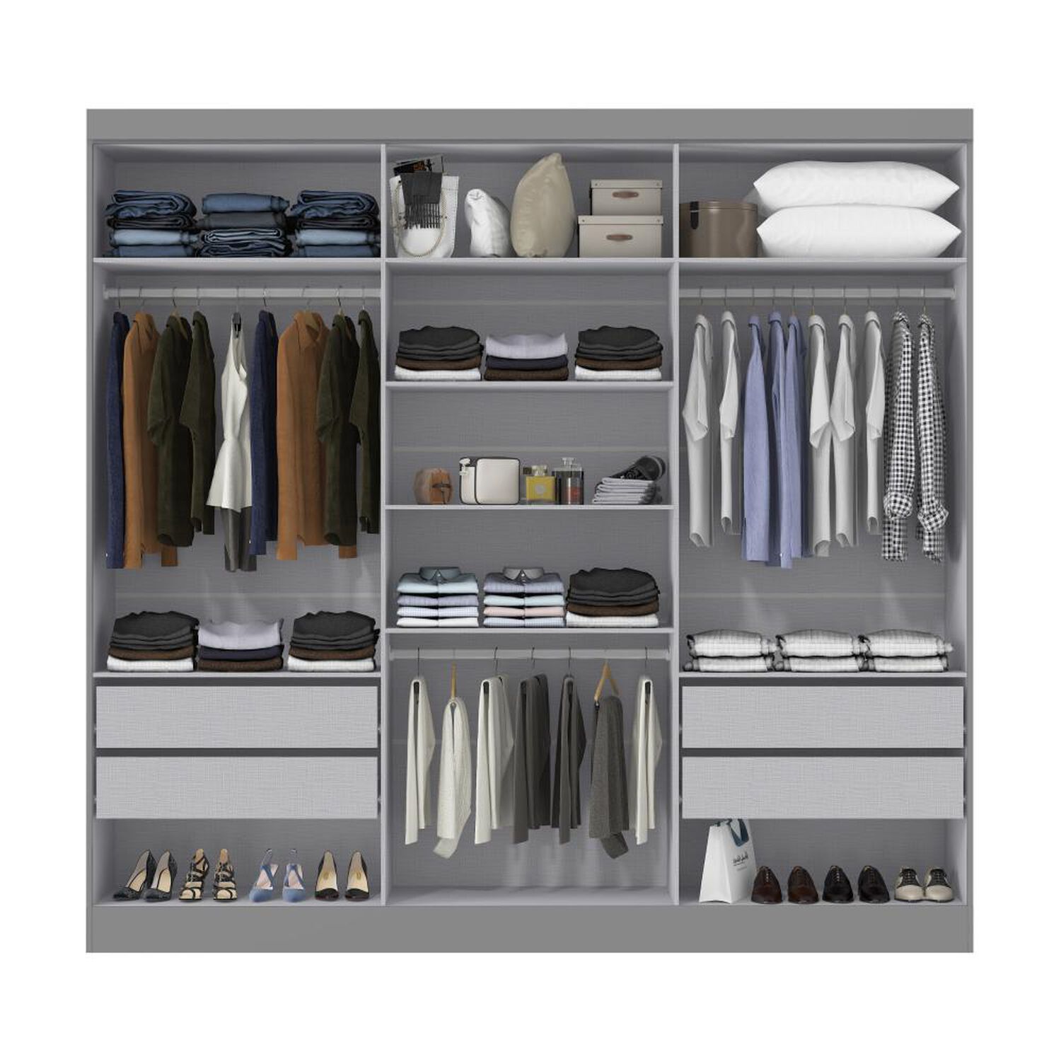 Cl&oacute;set Di Poretti Design Closet 12k / 6 Puertas / 4 Cajones image number 1.0