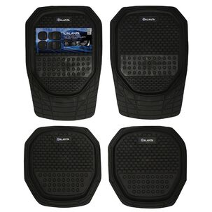 Alfombra 4 Piso De Goma Auto Suv Galanta Universal Ajustable