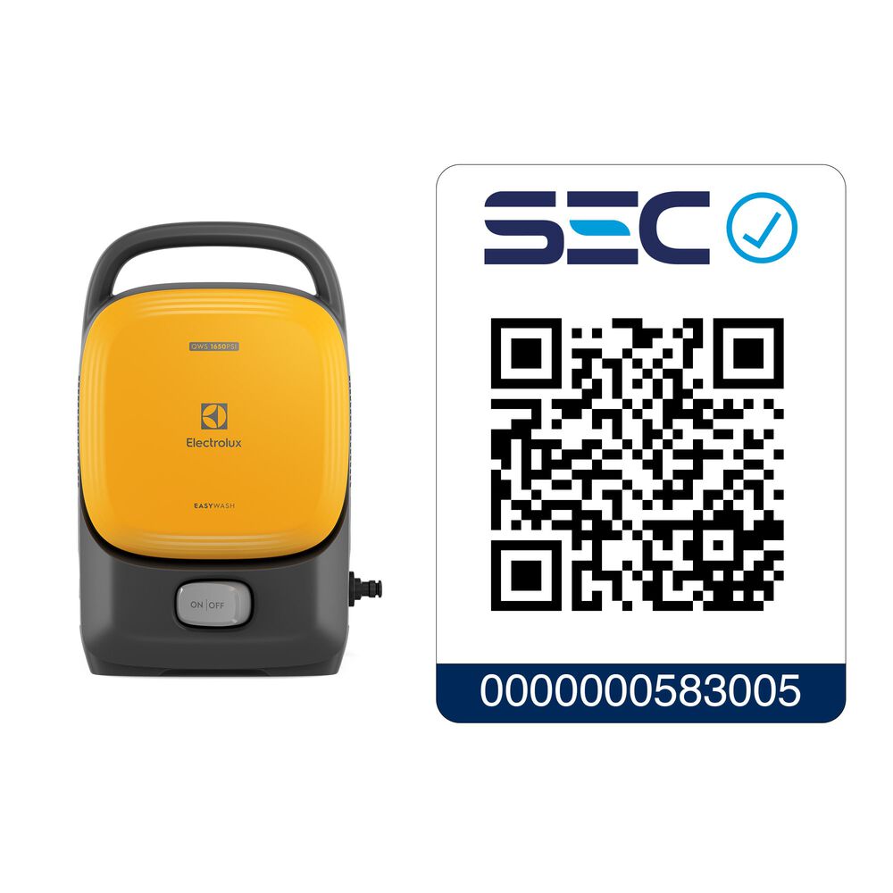 Hidrolavadora Electrolux 1400w Efficient Easywash Qws1650 image number 2.0