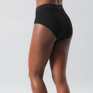 Pack 2x Calzon Alto Rib Sin Costuras Mujer Flores 25168-2