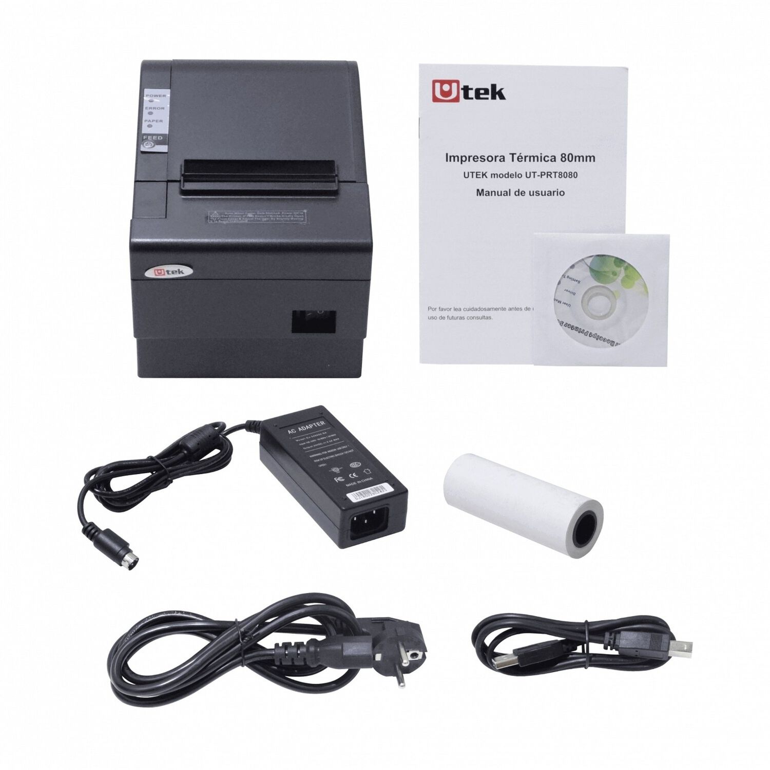 Impresora T&eacute;rmica Profesional 80mm Utek Usb / Lan Ut-prt8080 image number 7.0