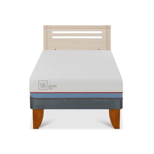 Cama Europea Cic Excellence Plus / 1.5 Plazas / Base Normal + Respaldo