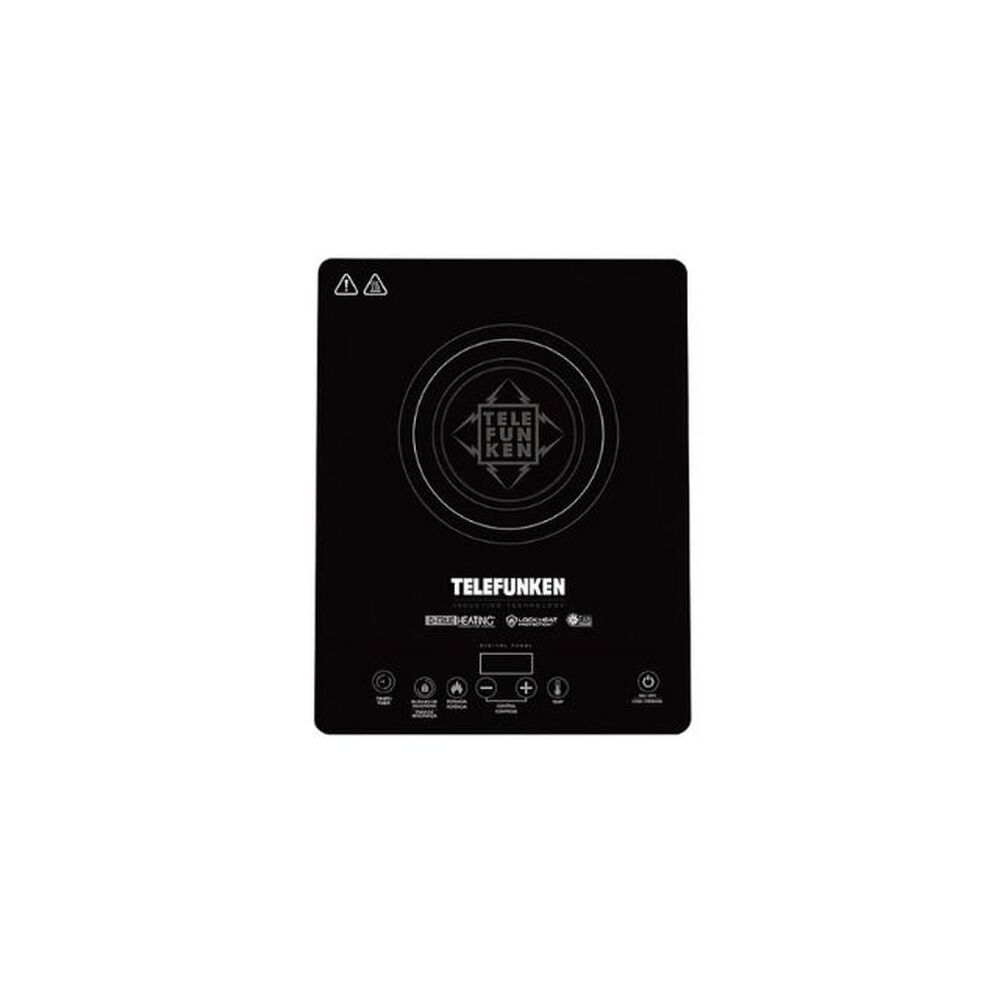 Cocinilla Eléctrica Por Inducción Telefunken Tf Ai9000 220v 2100w Potencia Táctil Vidrio image number 0.0