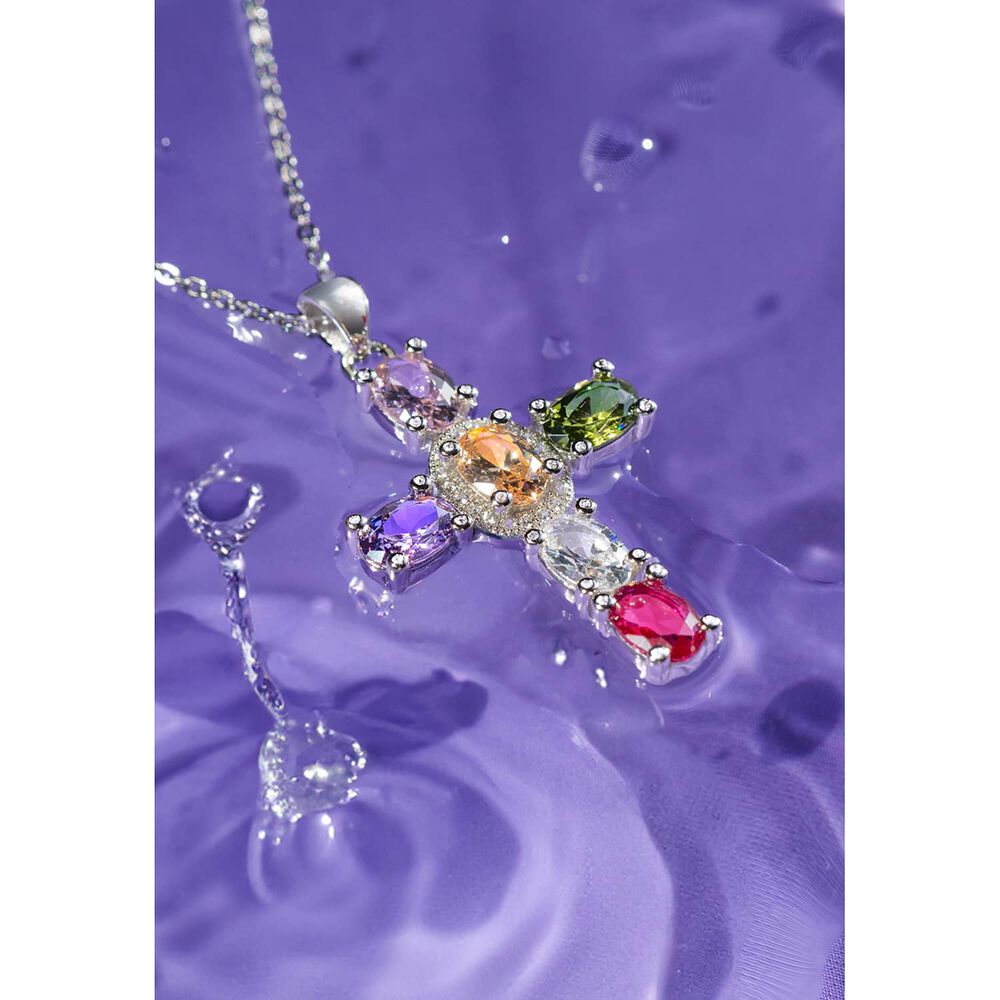 Collar Lp3710-1/1 Lotus Silver Mujer Leros image number 1.0