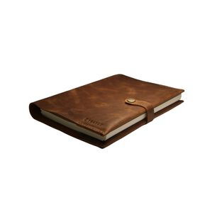 Cuaderno De Cuero Grande Cafe