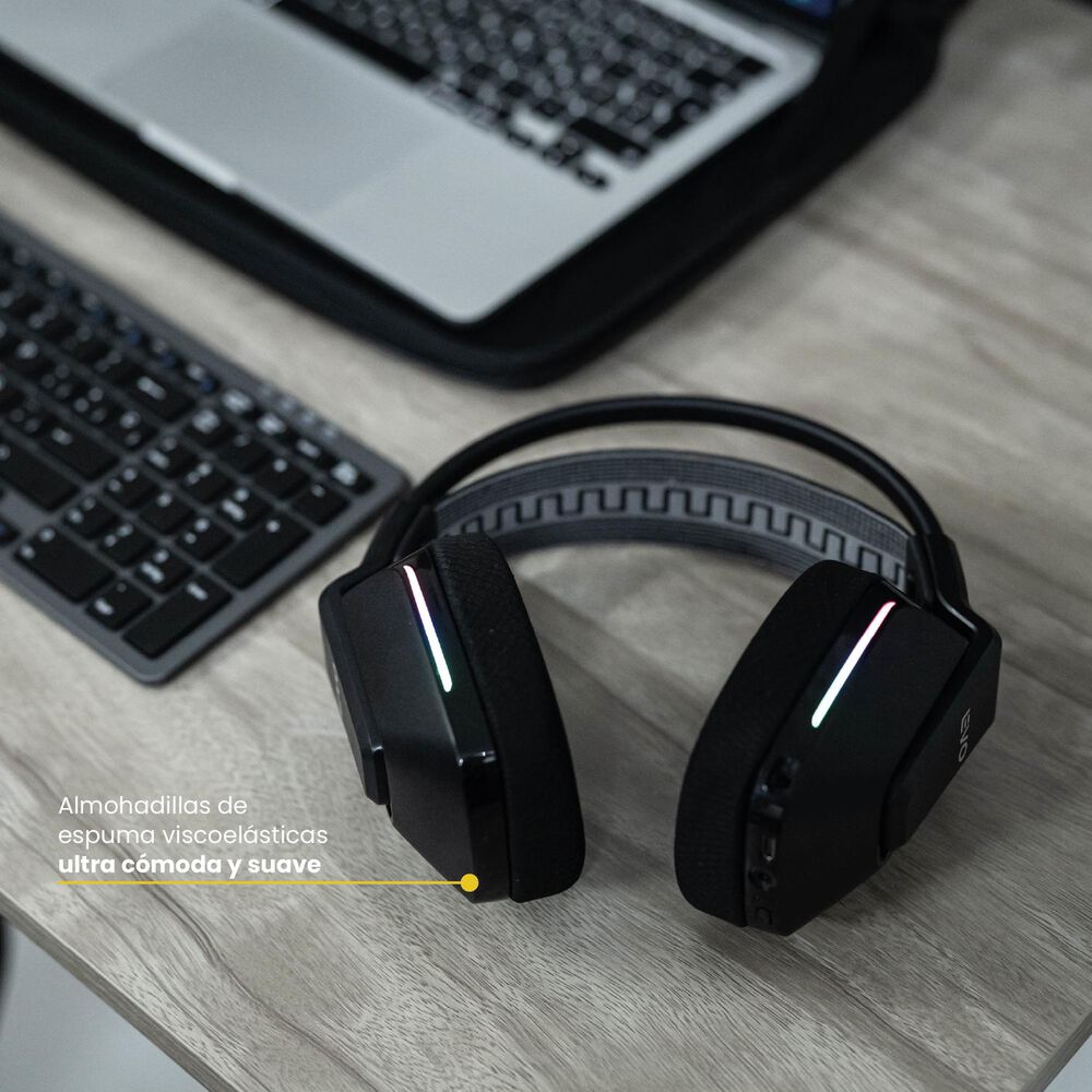 Aud&iacute;fono Gamer Inal&aacute;mbrico Zenit Elite Bluetooth Rgb Levo image number 4.0