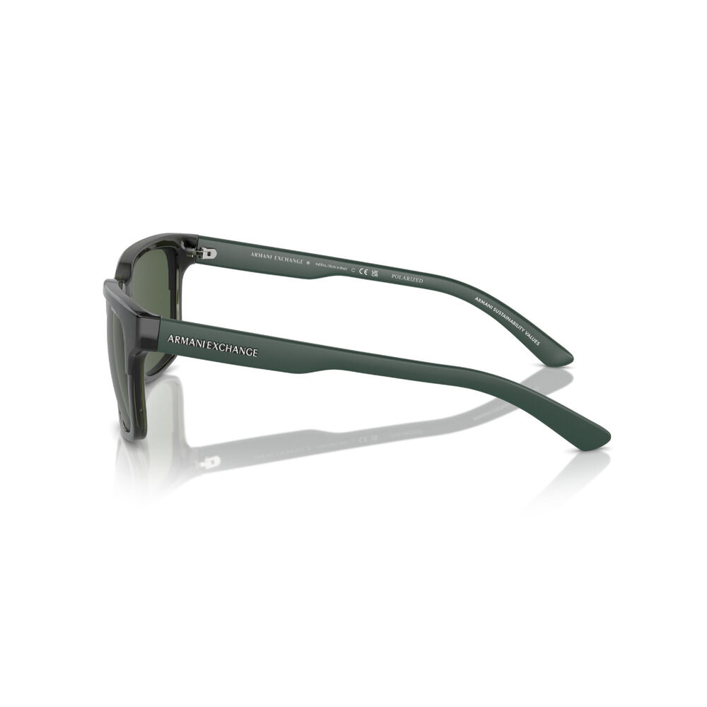 Lentes De Sol Verde Brillante Polarizados Armani Exchange image number 2.0