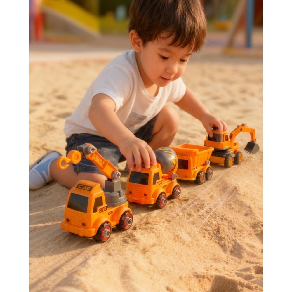 Set 4 Camiones De Construccion image number 3.0