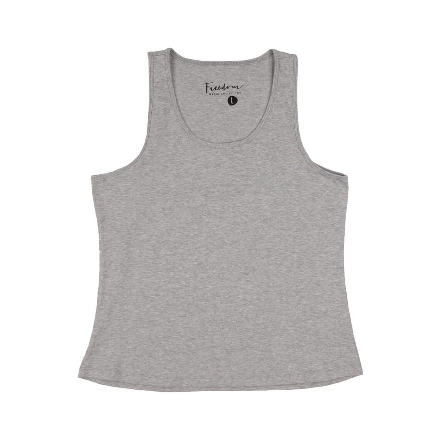 Polera Regular Sin Mangas Cuello Redondo Mujer Freedom image number 0.0