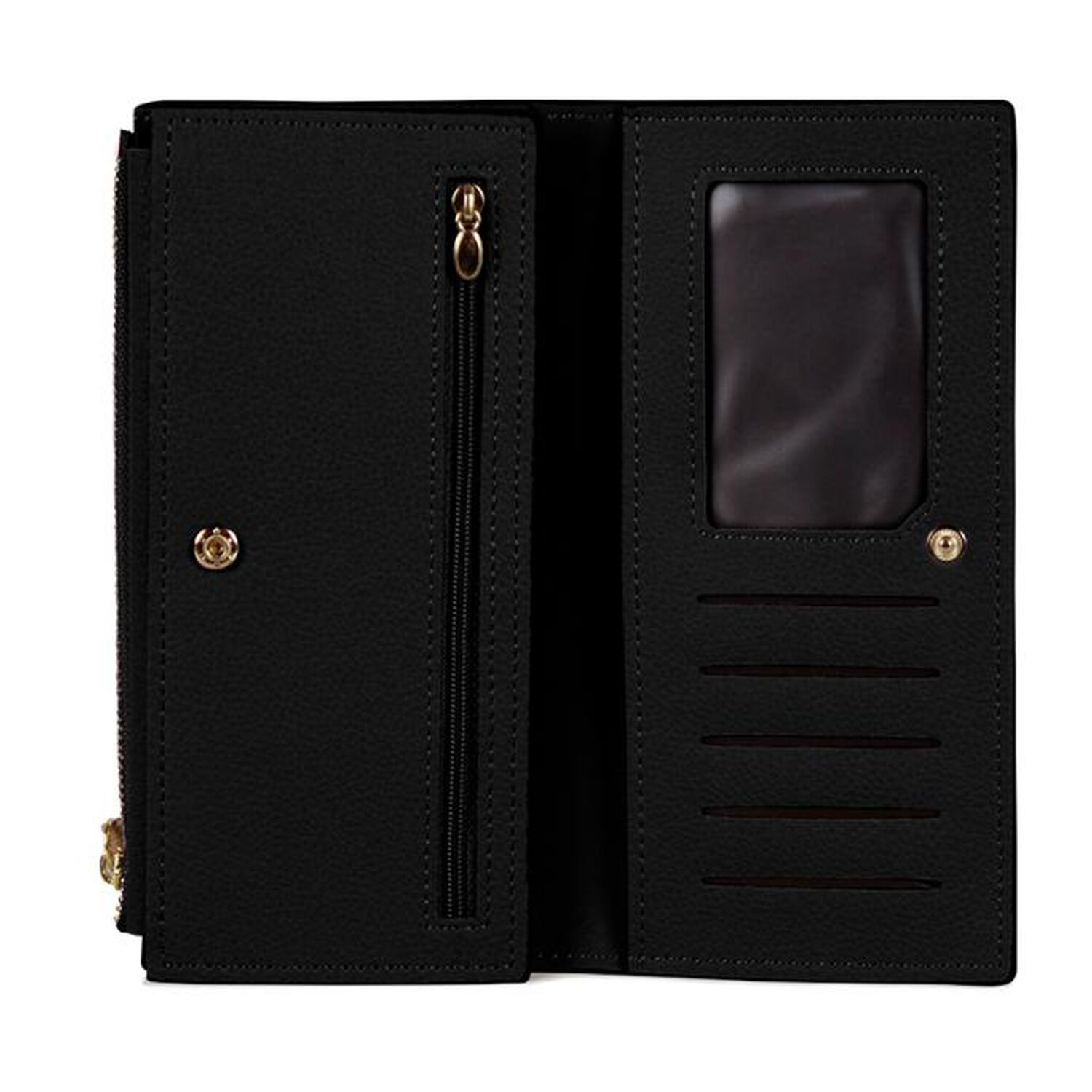 Billetera Mujer Delia Negra Carven image number 1.0