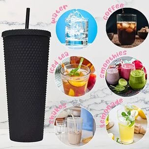 Pack 3 Vasos Tumbler Tipo Starbucks Doble Pared Libre Bpa Pack 3 Vasos Tumbler Tipo Starbucks Doble Pared Libre Bpa