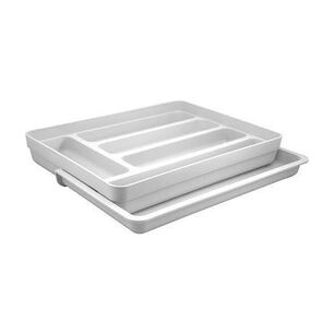 Organizador Cubiertos Extensibles Logic Blanco