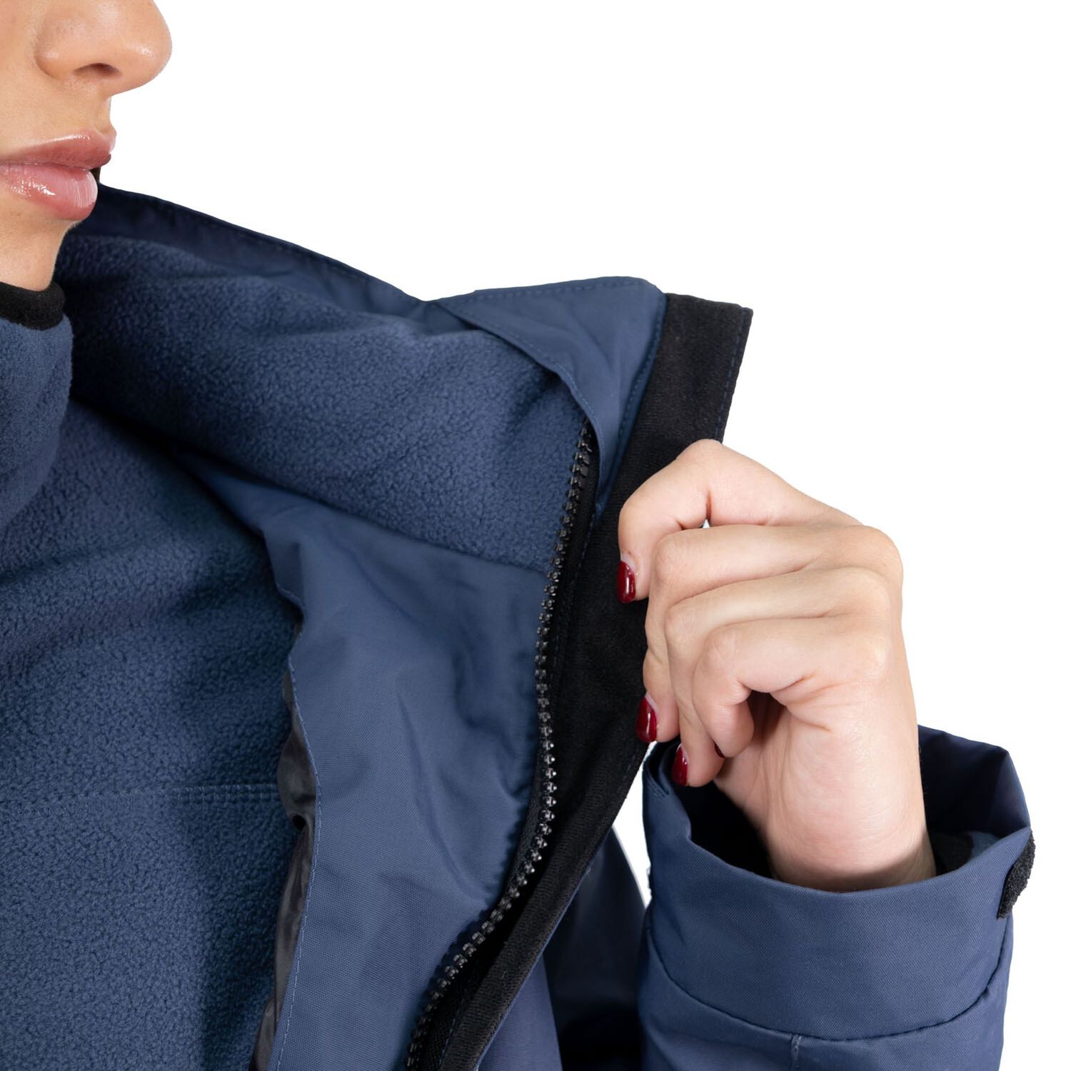 Parka Desmontable Hw Reno 3 En 1 Deep Blue Mujer image number 3.0