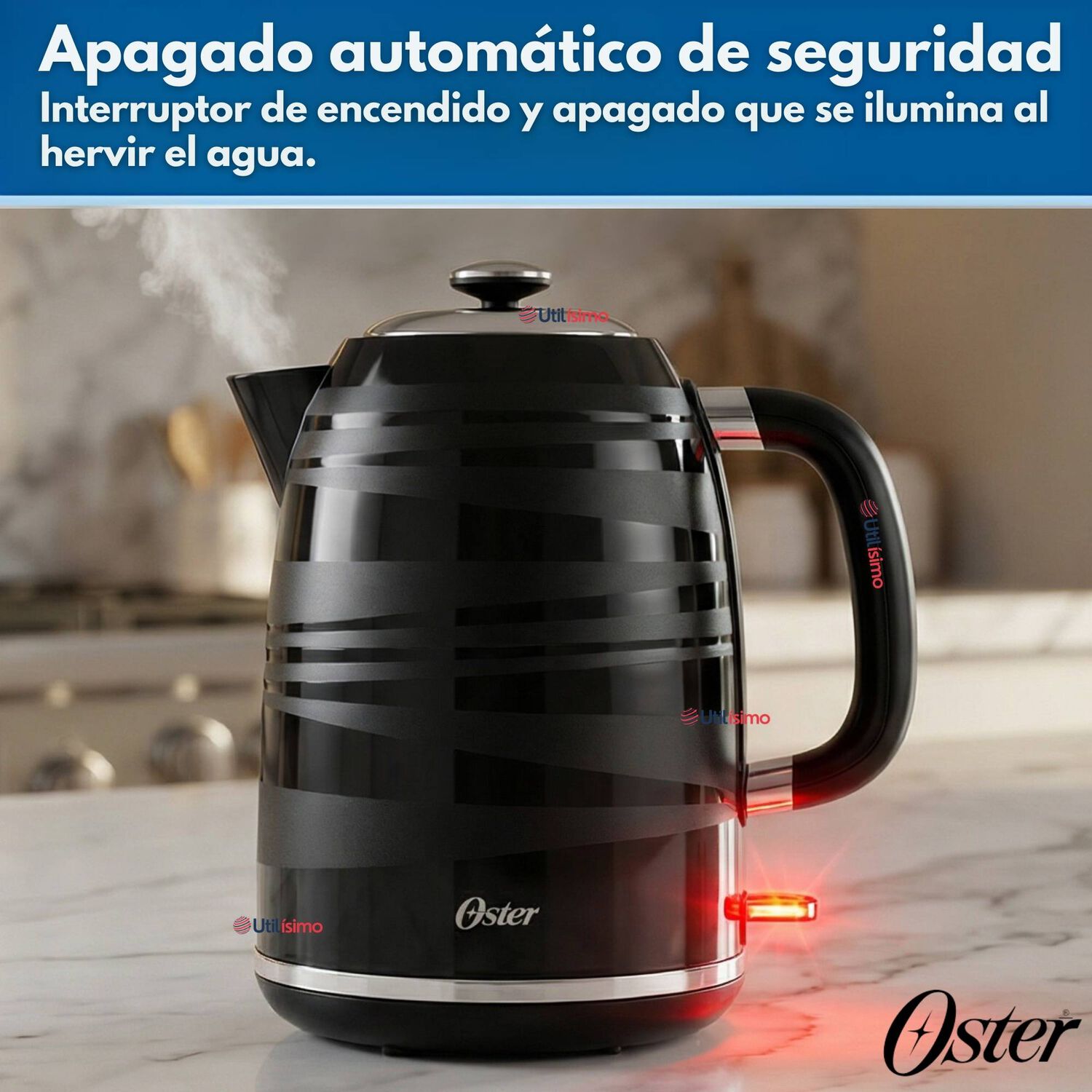 Hervidor El&eacute;ctrico Oster 1,7 Lt Bvstkt4177b Versi&oacute;n 2026 image number 4.0