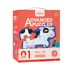 Puzzle Infantil 4 En 1 Nivel 1 Animal
