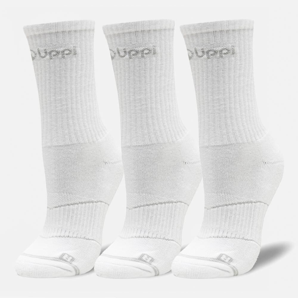 Calcetines Hombre Logo Lippi Pack Mid Blanco S image number 0.0