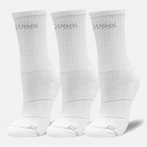 Calcetines Hombre Logo Lippi Pack Mid Blanco S