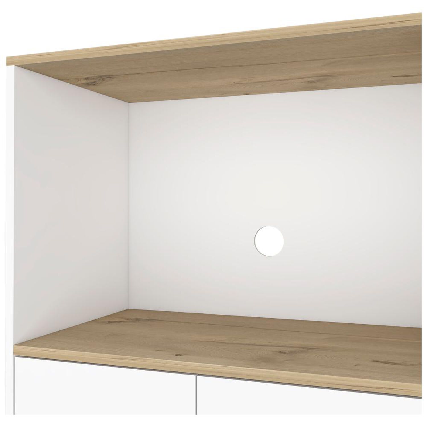 Mueble Microondas Tuhome Microondas Bi Color / 2 Puertas image number 12.0